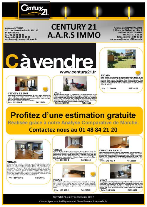 THIAIS CHEVILLY LARUE IMMOBILIER A VENDRE ACHETER CENTURY 21