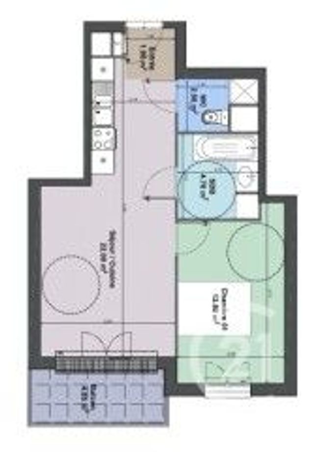 Appartement F2 à vendre - 2 pièces - 43.9 m2 - THIAIS - 94 - ILE-DE-FRANCE - Century 21 A.A.R.S. Immo